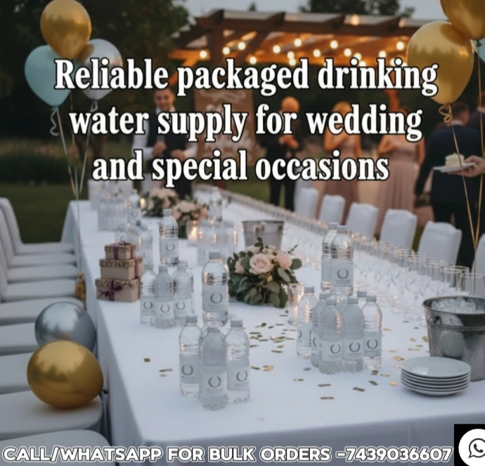bulk water supply party wedding event Kolkata